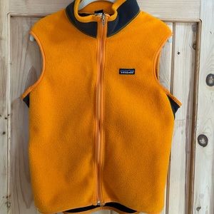 Vintage Patagonia Fleece Vest in Clementine